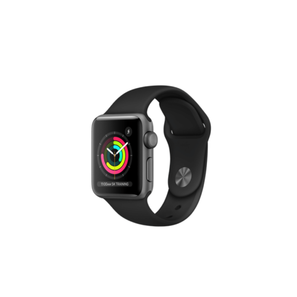 Apple Watch Nike Series 3 Gps 38Mm Space Grey Aluminium Case With Anthracite/Black Nike Sport Band On Emi