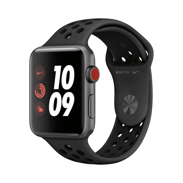 Apple Watch Nike Series 3 Gps + Cellular 42Mm Space Grey Aluminium Case With Anthracite/Black Nike Sport Band On Emi