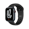 Apple Watch Nike Series 7 GPS + Cellular 45mm Midnight Aluminium Case with Anthracite/Black Nike Sport Band - Regular on EMI