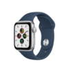 Apple Watch SE GPS 40mm Silver Aluminium Case with Abyss Blue Sport Band - Regular on EMI