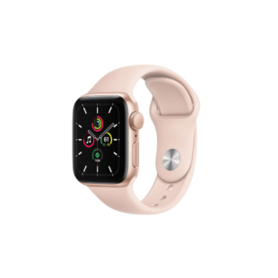 Apple Watch Se Gps 44Mm Gold Aluminium Case With Pink Sand Sport Band - Regular On Emi