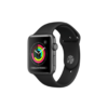 Apple Watch Series 3 GPS + Cellular 42mm Space Grey Aluminium Case with Black Sport Band on EMI