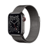Apple Watch Series 6 GPS + Cellular 40mm Graphite Stainless Steel Case with Graphite Milanese Loop on EMI