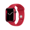 Apple Watch Series 7 GPS 45mm (PRODUCT)RED Aluminium Case with (PRODUCT)RED Sport Band - Regular on EMI