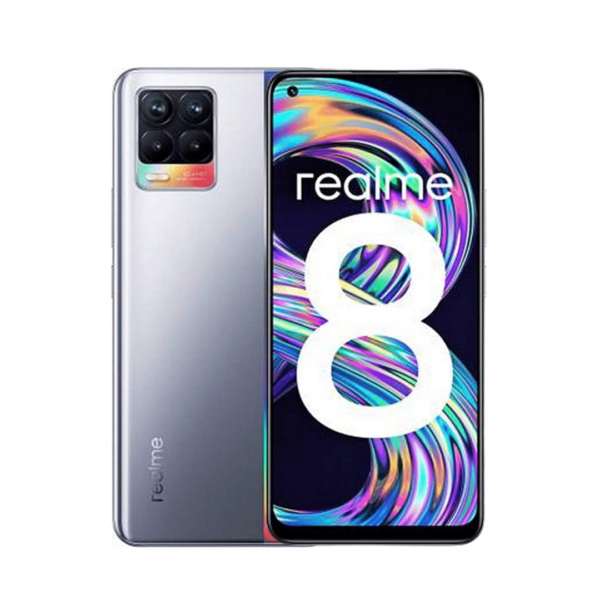 Realme 8 (Cyber Silver 6Gb+128Gb) On Emi