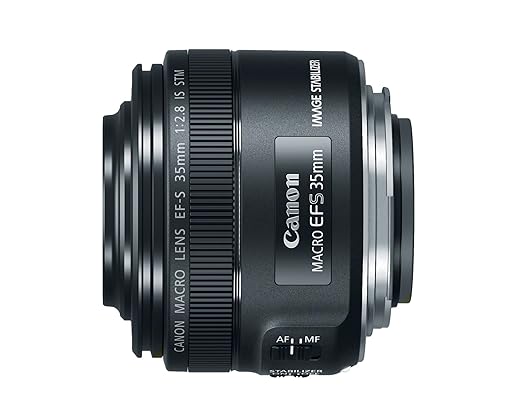 Canon EF-S 35mm f/2.8 Macro is STM, Black (2220C002) - Loan Pe Phone™